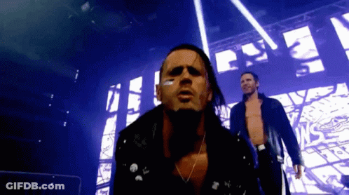 A Man With A Bandage On His Face Is Standing Next To Another Man With A Bandage On His Face GIF
