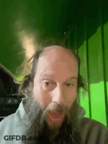 A Man With A Beard And A Bald Head GIF