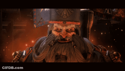 A Man With A Beard And A Hat That Says ' Ec ' On It GIF