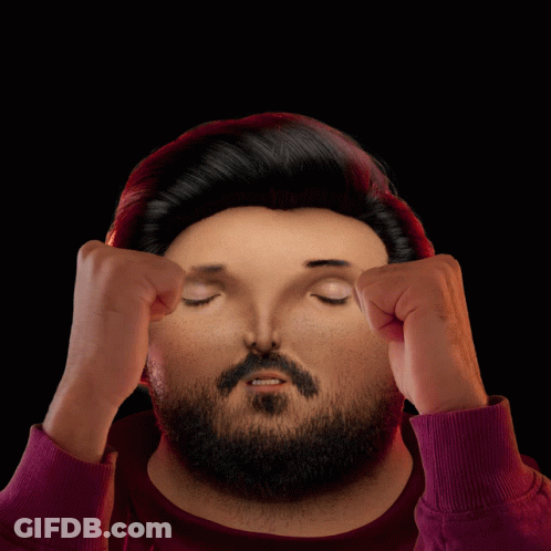 A Man With A Beard And A Surprised Look On His Face GIF