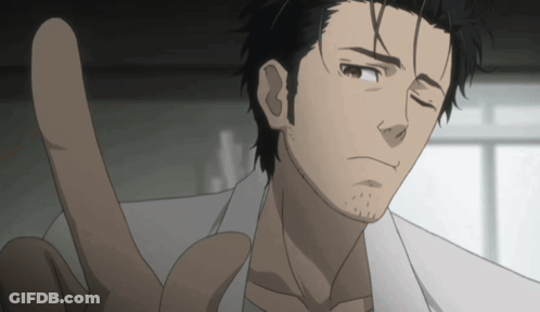 A Man With A Beard And A White Shirt Is Making A Face GIF