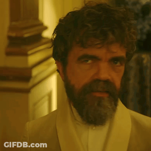 A Man With A Beard And A White Shirt Says You 'Re Not Going Anywhere GIF