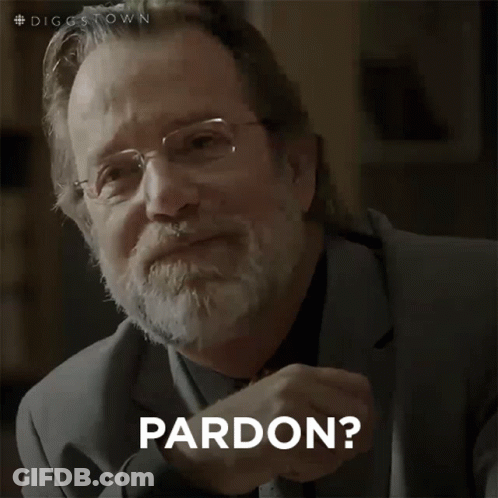 A Man With A Beard And Glasses Is Asking For Forgiveness GIF