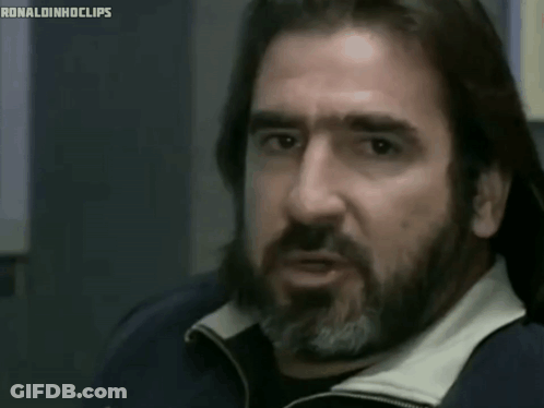 A Man With A Beard And Long Hair Is Saying " Never Grow Up " GIF
