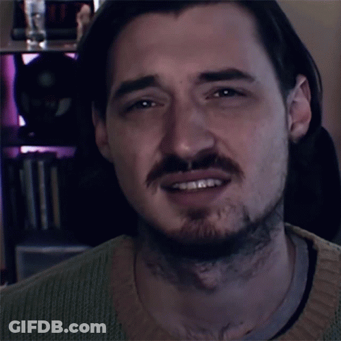 Man With Beard Making Pfft Funny Face GIF