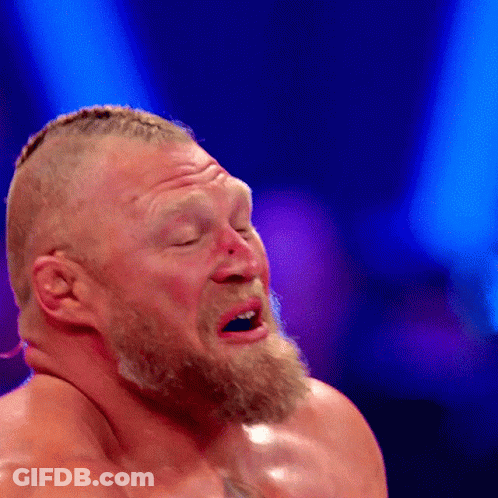 A Man With A Beard Has His Eyes Closed GIF