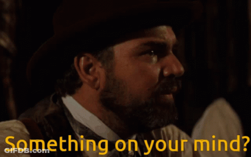 A Man With A Beard Is Asking Something On His Mind GIF