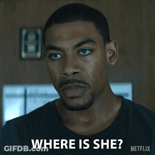 Bearded Man Asking Where Is She Netflix GIF