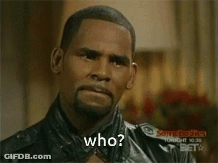 A Man With A Beard Is Asking Who GIF