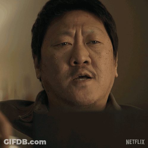 A Man With A Beard Is Asking Who Told You That From Netflix GIF