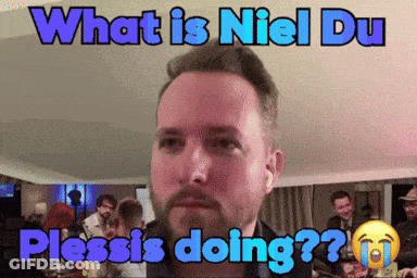 A Man With A Beard Is Being Asked What Is Niels Doing GIF