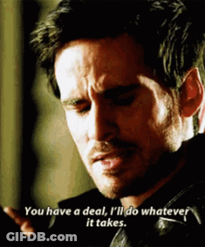 A Man With A Beard Is Crying And Saying You Have A Deal I 'Ll Do Whatever It Takes GIF