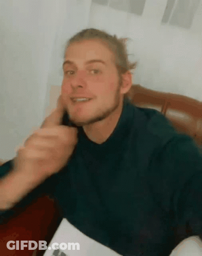 Man With Beard Giving Thumbs Up GIF