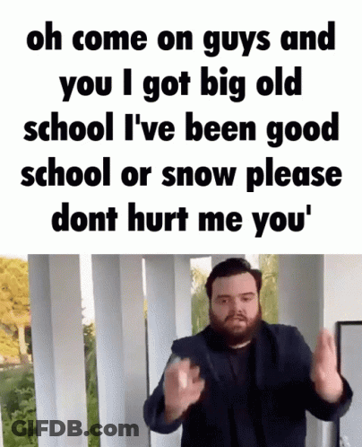 A Man With A Beard Is Giving The Middle Finger And Says Oh Come On Guys GIF