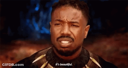 A Man With A Beard Is Making A Face And Saying `` It 'S Beautiful '' . GIF