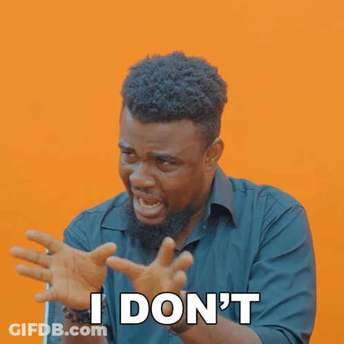 A Man With A Beard Is Making A Funny Face In Front Of An Orange Background With The Words Understand Below Him GIF