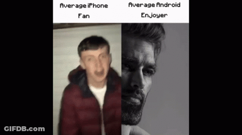 A Man With A Beard Is Making A Funny Face Next To A Man With A Beard Making A Sad Face . GIF