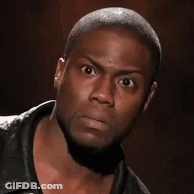 A Man With A Beard Is Making A Funny Face While Wearing A Leather Jacket . GIF