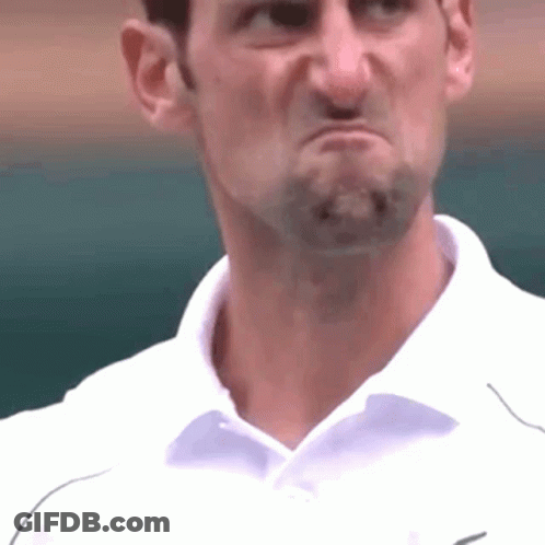 Man With Beard Making Funny Face GIF