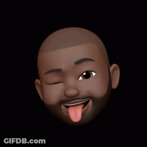 A Man With A Beard Is Making A Funny Face With His Tongue Out GIF