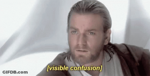 A Man With A Beard Is Saying Visible Confusion . GIF