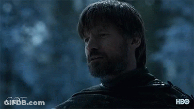 A Man With A Beard Is Shown In A Got Poster GIF