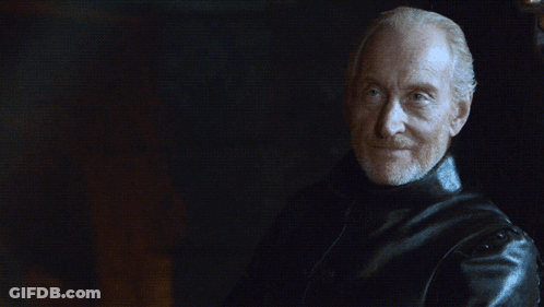 A Man With A Beard Is Sitting In Front Of A Quote That Says You 'Re Too Smart For Your Own Good GIF
