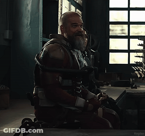 Man With Beard Sitting Next To Woman In Dark Room Kepler GIF