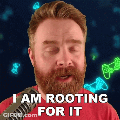 Bearded Man Saying I Am Rooting For It GIF