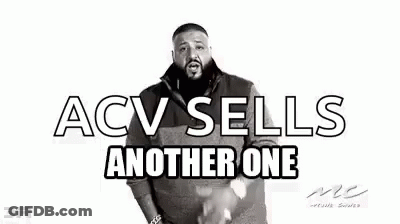 Man With Beard Standing In Front Of Text ACV Sells GIF
