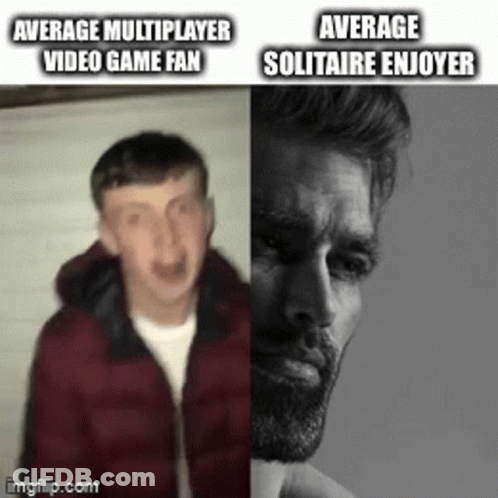 A Man With A Beard Is Standing Next To Another Man . GIF