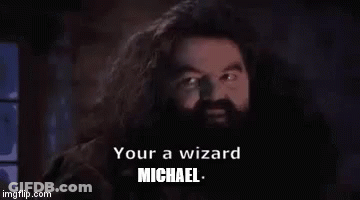 A Man With A Beard Is Talking About Being A Wizard GIF