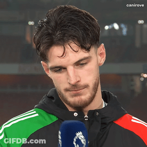 A Man With A Beard Is Talking Into A Microphone With The Word Canirove On The Bottom Right GIF