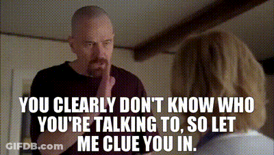 A Man With A Beard Is Talking To A Woman And Says You Clearly Don T Know GIF