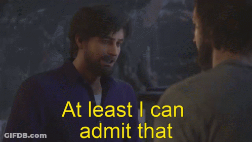 Man With Beard Talking To Another Man GIF
