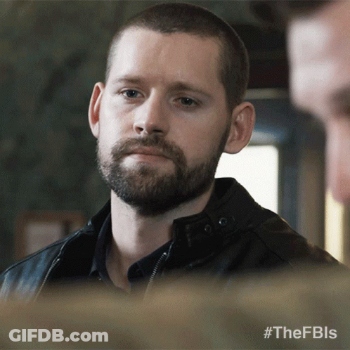 A Man With A Beard Is Wearing A Black Jacket And The Hashtag #Thefbls GIF