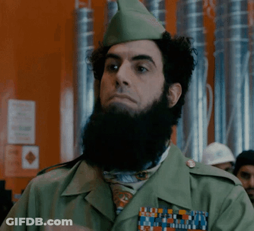 Man With Beard Wearing Green Hat GIF