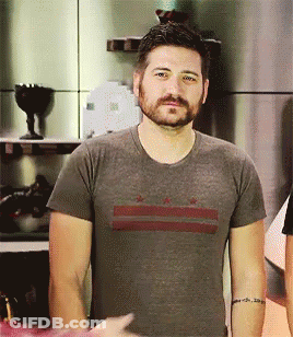 Man With Beard Wearing Washington D.C. Shirt GIF