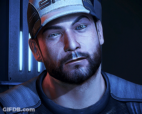 A Man With A Beard Is Wearing A Hat That Says ' Sd ' On It GIF