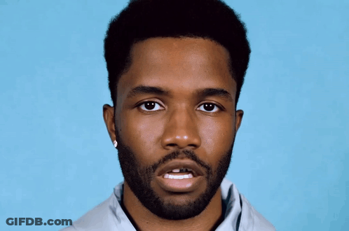 A Man With A Beard Is Wearing A Pair Of Earrings GIF