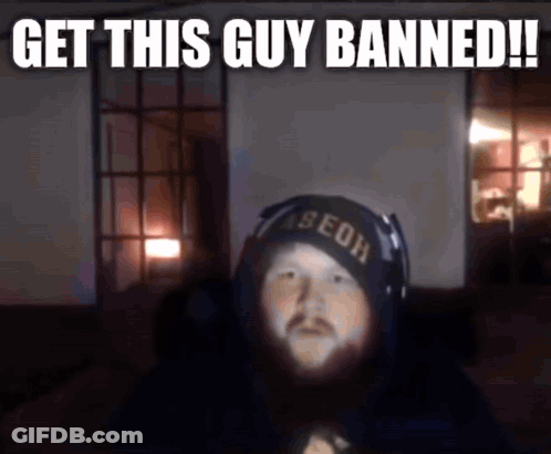 A Man With A Beard Is Wearing Headphones And A Hat That Says Seoh GIF