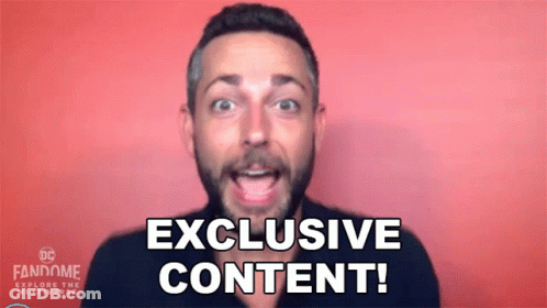A Man With A Beard Says Exclusive Content GIF