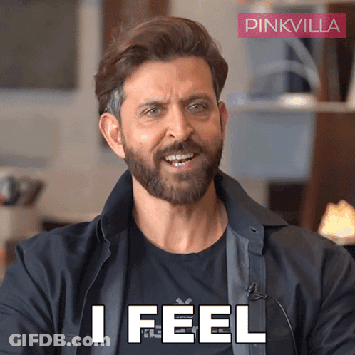 A Man With A Beard Says I Feel In A Pinkvilla Ad GIF