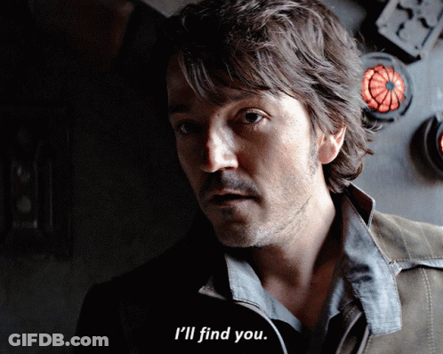 Man With Beard Says Ill Find You In Dark Room GIF