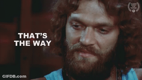 A Man With A Beard Says " I Was Taught To Behave " In Front Of Him GIF