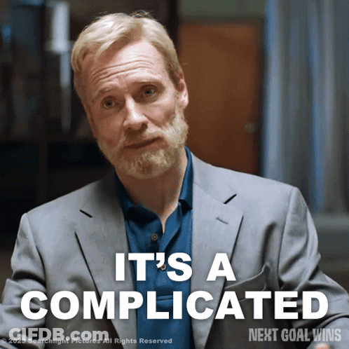 A Man With A Beard Says It 'S A Complicated Next Goal Wins GIF