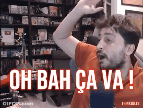 Bearded Man Says Oh Bah Ca Va GIF