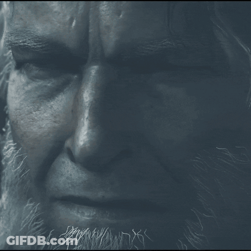 A Man With A Beard Says Oh My Gog In Red GIF