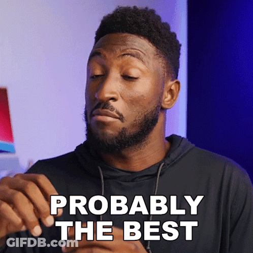 A Man With A Beard Says Probably The Best With His Eyes Closed GIF