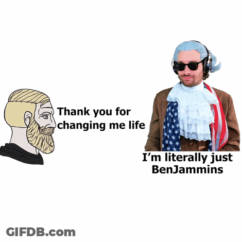 A Man With A Beard Says Thank You For Changing Me Life GIF